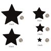 Playfully Ever After 1 Inch 140pc Felt Stars (Cream)