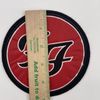 Foo Fighters Rock Band Logo Patch: Embroidered, Iron On, 5” Diameter 