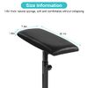 Tattoo Arm Rest, Professional Tattoo Armrest and Legrest, Stand Height Adjustable Foldable Armrest Pad Tattooing Soft Sponge Pad Rest Stand for Studio Salon Tattoo, 180° Tilt, Black