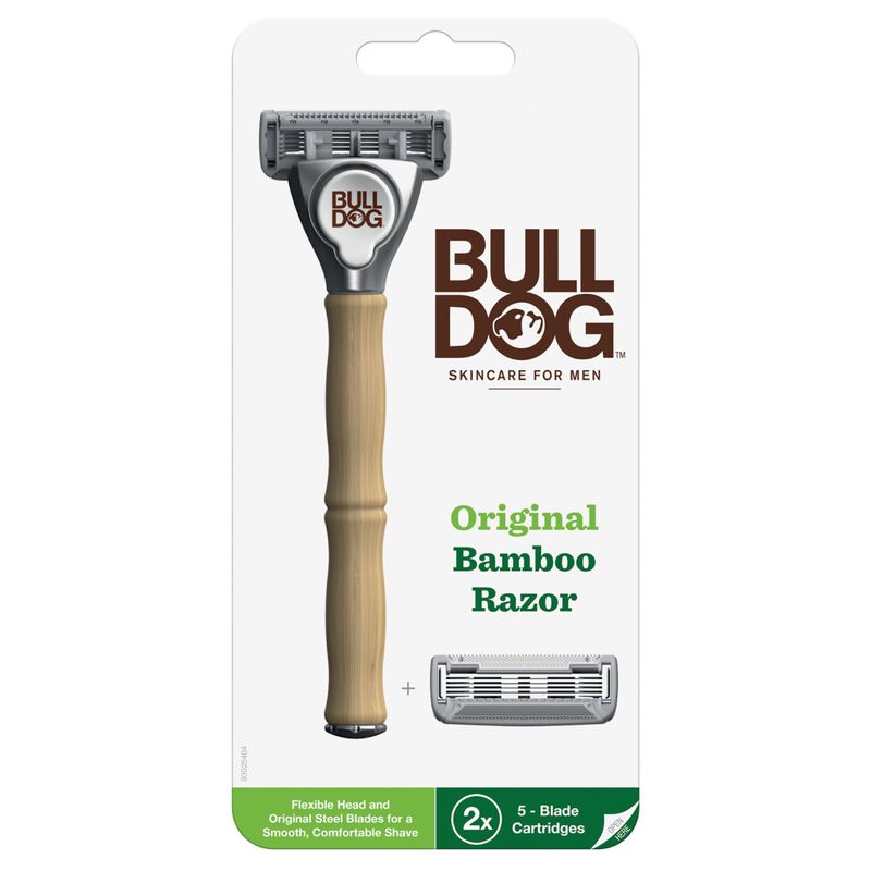 Bulldog Mens Skincare and Grooming Original Bamboo Razors for Men with ...
