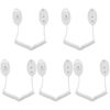 Mikikit 5pcs Retractable Remote Control Tether, Remote Control Security Lock TV Remote Holder Retaining Curly wire