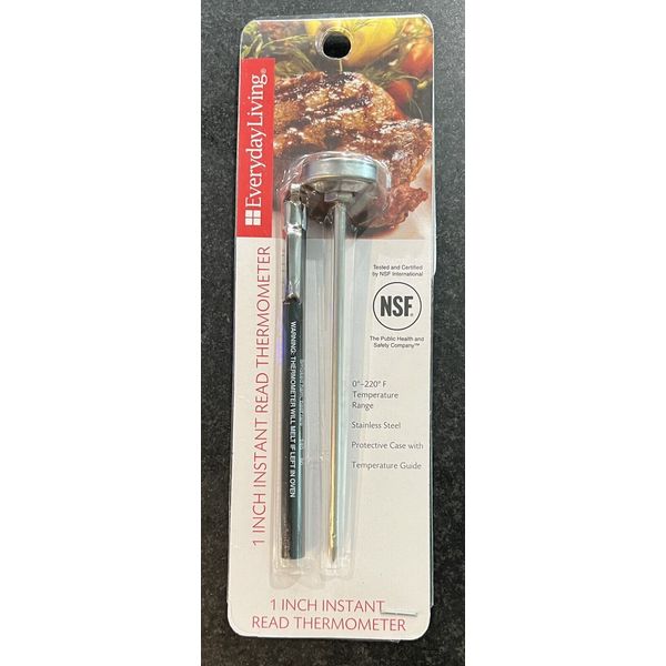 Everyday Living 1 Inch Instant Read Thermometer NSF Certified