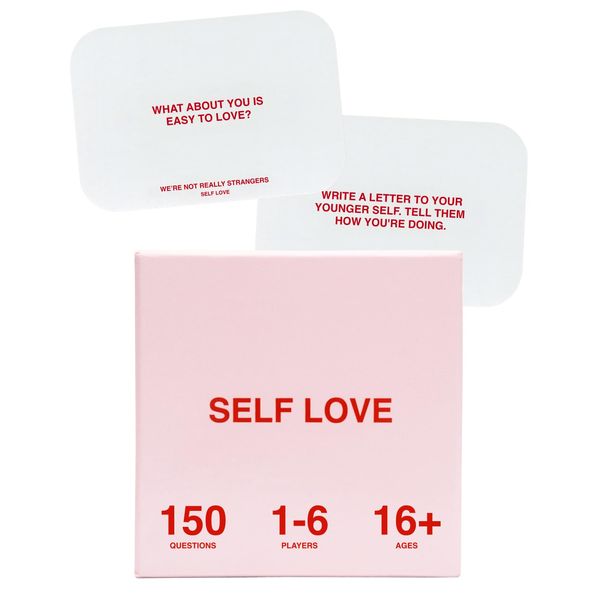 WE'RE NOT REALLY STRANGERS Self-Love Edition Card Game – A Journey to Self-Discovery and Empowerment for Couples, Adults, & Teens for Date & Game Nights, Ages 15+, 1-2 Players