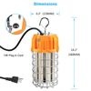 125Watt LED Temporary Construction Lighting Portable Job Site Work Light 5000K 