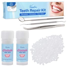Tooth Repair Kit Temporary Tooth Filling Repair Kit with Mouth