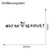 Finest Folia FS56 Front Window Sticker Why So Serious Joker