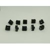 10x Pcs Pack Double Row On-On-Off 3 Pins Power Button Switch Flashlight 12x12mm