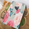 Walmsco Tablecloth Pink Roses Butterflies Decor For Dining Room Kitchen Rectangular Table Cover 132 * 178cm