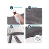 Large Heating Pad Back Pain Relief Weighted Fast Heating Wrap Heat Therapy Gray