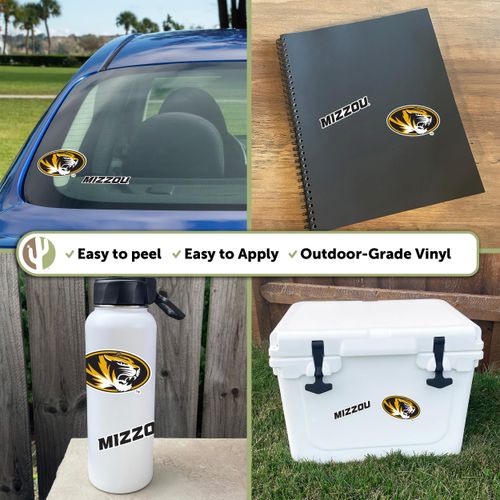 University of Missouri Tigers MU Mizzou Sticker Vinyl Decal Laptop Water Bottle Car Scrapbook (4 Inch Set V1)