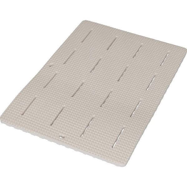 Iris Ohyama BM-6085E Bath Mat, Beige, 23.6 x 33.5 x 0.8 inches (60 x 85 x 2 cm)