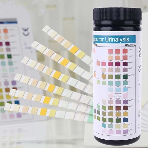 14-in-1 Urinalysis Test Strips 14 Parameter Urine Test Strips for Leukocytes PH