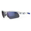Sundog Stack Trueblue Men's Sunglasses, Crystal Clear-Blue Accent