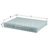 MAHLE LA 87 Interior Cabin Air Filter - Pollen Filter - Car