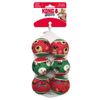 KONG Holiday SqueakAir Balls 6pk Medium