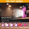 EverBrite Rechargeable COB Keychain Work Light 6 Mode Multifunctional Flashlight