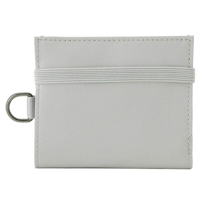 MUJI 02547806 Polyester Travel Wallet Light Gray Approx. 4.3 x 3.7 inches (11 x 9.5 cm)