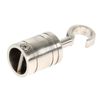 Other 24mm Satin Chrome Decking Rope Hook End Plate Rope Post Fitting Rope End Fixing