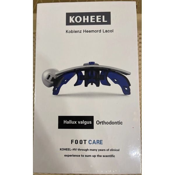 KOHEEL Hallux Valgus (left Foot) Toe Separator Bunion Corrector Toe Straightner