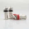 4 x Solder Free Speaker Amplifier Binding Post Terminal Banana Plug Socket