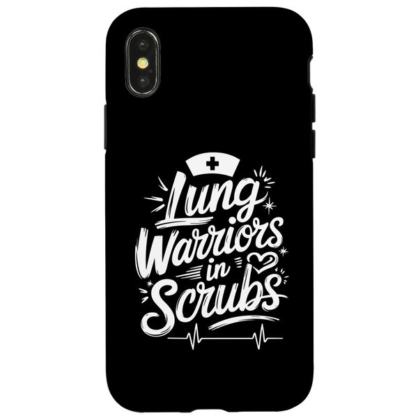 RT Tech Pulmonary Nurse Design for Respiratory Therapist Case for iPhone X/XS