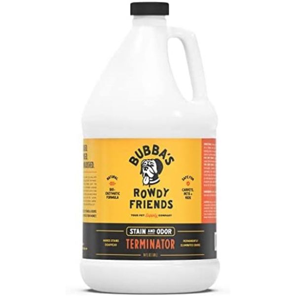 BUBBAS Super Strength Commercial Enzyme Cleaner - Pet Odor Eliminator | Stain |