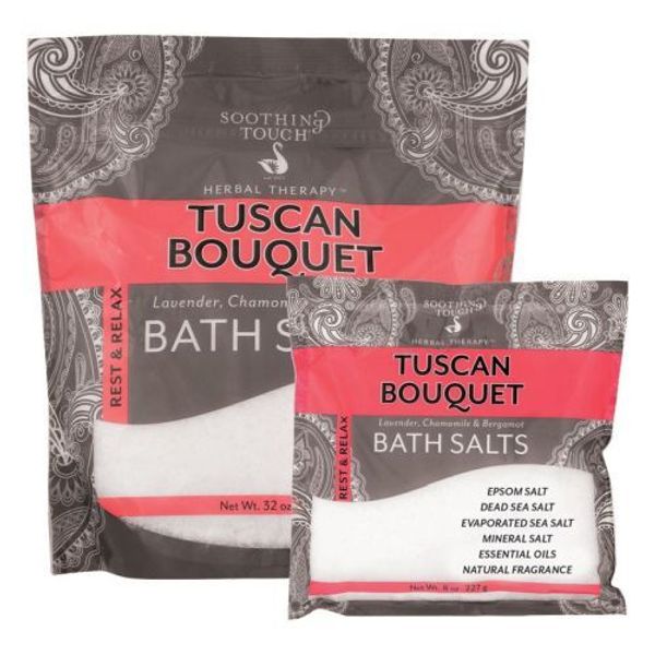 Bath Salts Tuscan Bouquet 32 Oz  by Soothing Touch