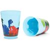 BLUE PANDA Plastic Party Cups 16 Pack - Outer Space Reusable Tumblers - 16 oz