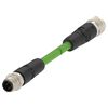 Sensor Cord, 4P M12 Plug to Receptacle, 7M, Sensor Actuator Cable Assemblies, TAD14541111-006