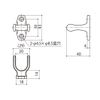 中西 Industrial Hooks Bar Mounting DC – 62 – D
