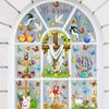 Easter Religious Decorations Window clings Cross Lambs Bunnies Flowers he is Risen Easter Decor Spring