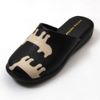 ATSUKO MATANO AM45000 Silhouette Cat Sandals M Black