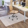 2PCS 60" x 46" Clear Office Chair PVC Floor Mat Protector Thick Computer Desk
