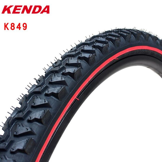 red mountain bike tyres
