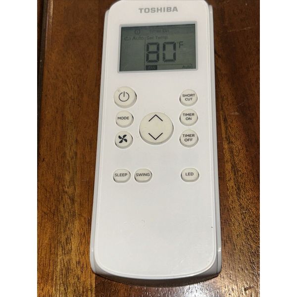 Toshiba AC Remote Control Air Conditioner RG57H4(B)/BGEFU1 Original Excellent