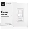 MOES Dimmer Light Switch Single Pole / 3-Way - Incandescent / LED / CFL 10 Pack
