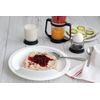 Harfield Tableware Assisted Dining Scoop Non Slip Plate 23cm HQ Unbreakable Copolyester (Blue)