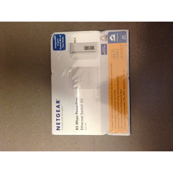 Netgear XEB1004 85Mbps Powerline Ethernet Switch Kit - Double Unit Pack