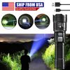 Super Bright Zoomable 3Mode Tactical LED Flashlight Rechargeable USB Torch Light