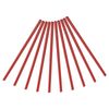 PATIKIL 10mm Binding Bars, 10 Pcs Plastic Binding Bars Slide Grip 70 Sheets Capacity A4 Binding Bars for Report Cover Office Study, Red