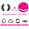 False Eyelashes 3D Faux Mink Fake Eyelashes Handmade by FADVAN Dramatic Thick Crossed Cluster False Eyelashes (5 Pairs)