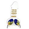 Fuzzy Cactus Personalised Willy 'How do you eat yours' Easter Egg Gift