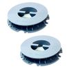 Centering Device - Gray Big Mouth - Quantity 2 - Left-Hand Thread - Replacement