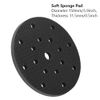 Sanding Soft Pad,150mm Diameter Soft Buffer Sponge Interface Cushion Pad for Sanding Pads(15 Holes)