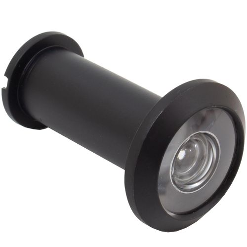 Stone Harbor Hardware Door Viewer, 180 Degrees, 1/2" Bore Hole, Adjusts from 1-3/8" to 2-1/8", Matte Black