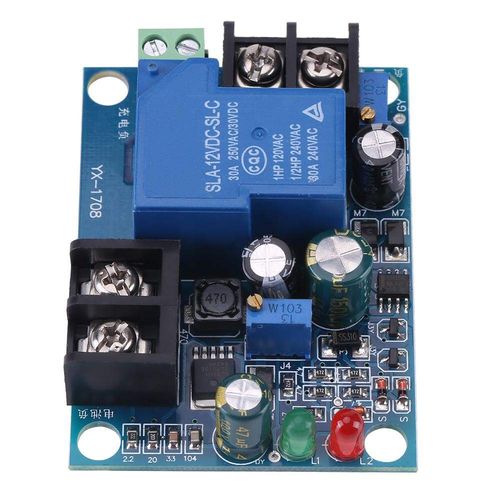 Low Voltage Module Battery Low Voltage Controller 30A Battery Low Voltage Cut Off Automatic Switch On Under-Voltage Control Module(12V)