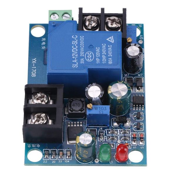 Low Voltage Module Battery Low Voltage Controller 30A Battery Low Voltage Cut Off Automatic Switch On Under-Voltage Control Module(12V)