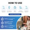 Ola Fresh Dental Appliance Cleaner - Retainer Cleaner, Denture Cleaner, and Dental Night Guard Cleaner for Professional Strength Concentrated Cleaning, Mint Flavor (~3 Month Supply)