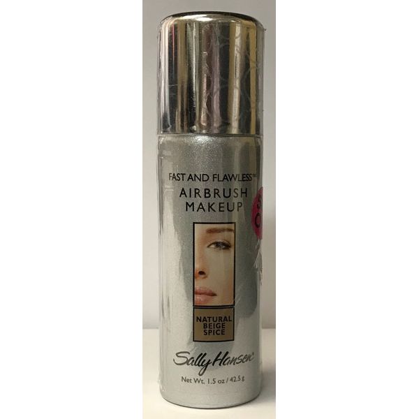 Sally Hansen Fast & Flawless Airbrush Makeup Natural Beige Spice  1.5 oz/42.5g