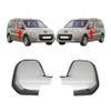 appRUN Wing Mirror Covers Caps Chrome Left And Right For PEUGEOT Partner Tepee